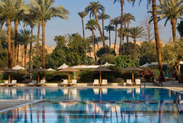 Sofitel Winter Palace Luxor swimming pool garden view