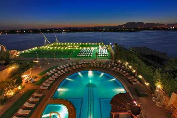 Sonesta St George Hotel Luxor swimming pool Nile view