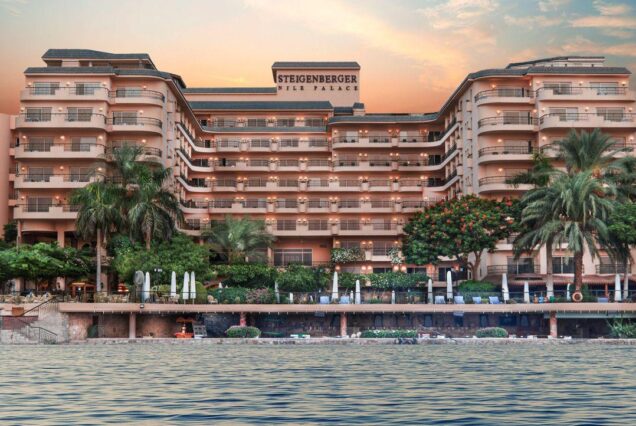Steigenberger Nile Palace Luxor exterior Nile river view hotel