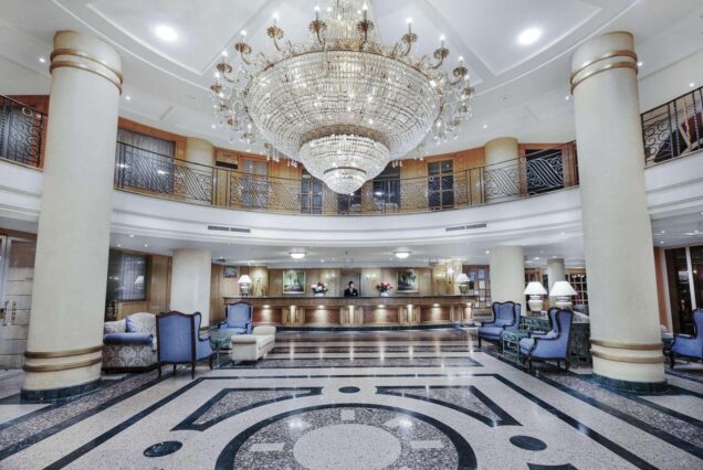 Steigenberger Nile Palace Luxor hotel lobby interior