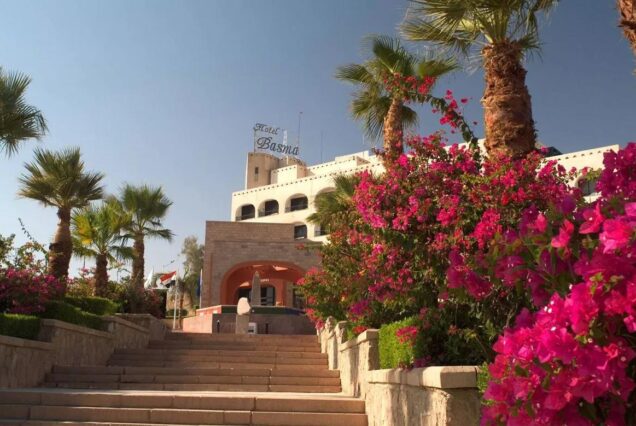 Basma Hotel Aswan exterior view overlooking the Nile