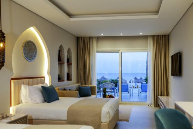 Sunrise Arabian Beach Resort room sea view balcony Sharm El Sheikh