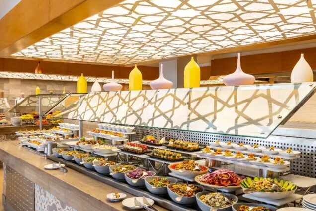 Malikia Resort Abu Dabbab restaurant buffet Marsa Alam