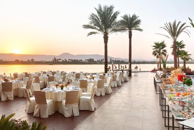 Hilton Luxor Resort & Spa restaurant dining Nile view