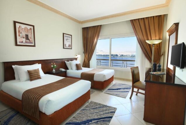 Hotel room with Nile view at Tolip Aswan Hotel Aswan