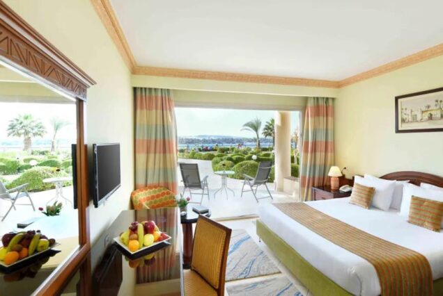 Hotel room with Nile view at Tolip Aswan Hotel Aswan