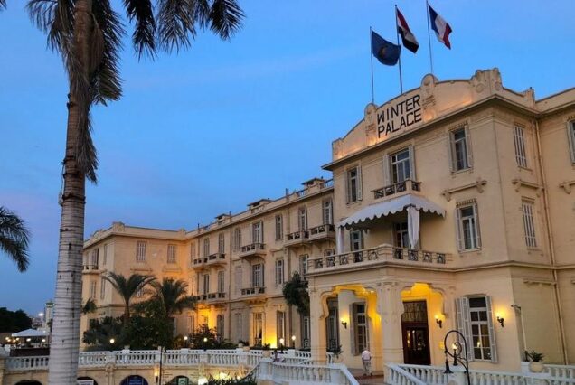 Sofitel Winter Palace Luxor exterior historic palace Nile view
